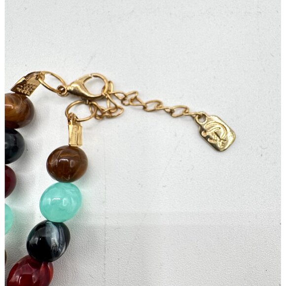 You & I Multi Strand Lucite Beads Southwestern Boho Women's Necklace - Picture 6 of 6